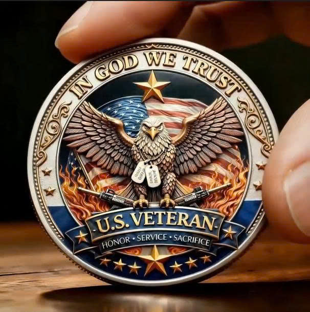🔥Last Day 50_ OFF🔥250 Years of Freedom Veteran Tribute Coin