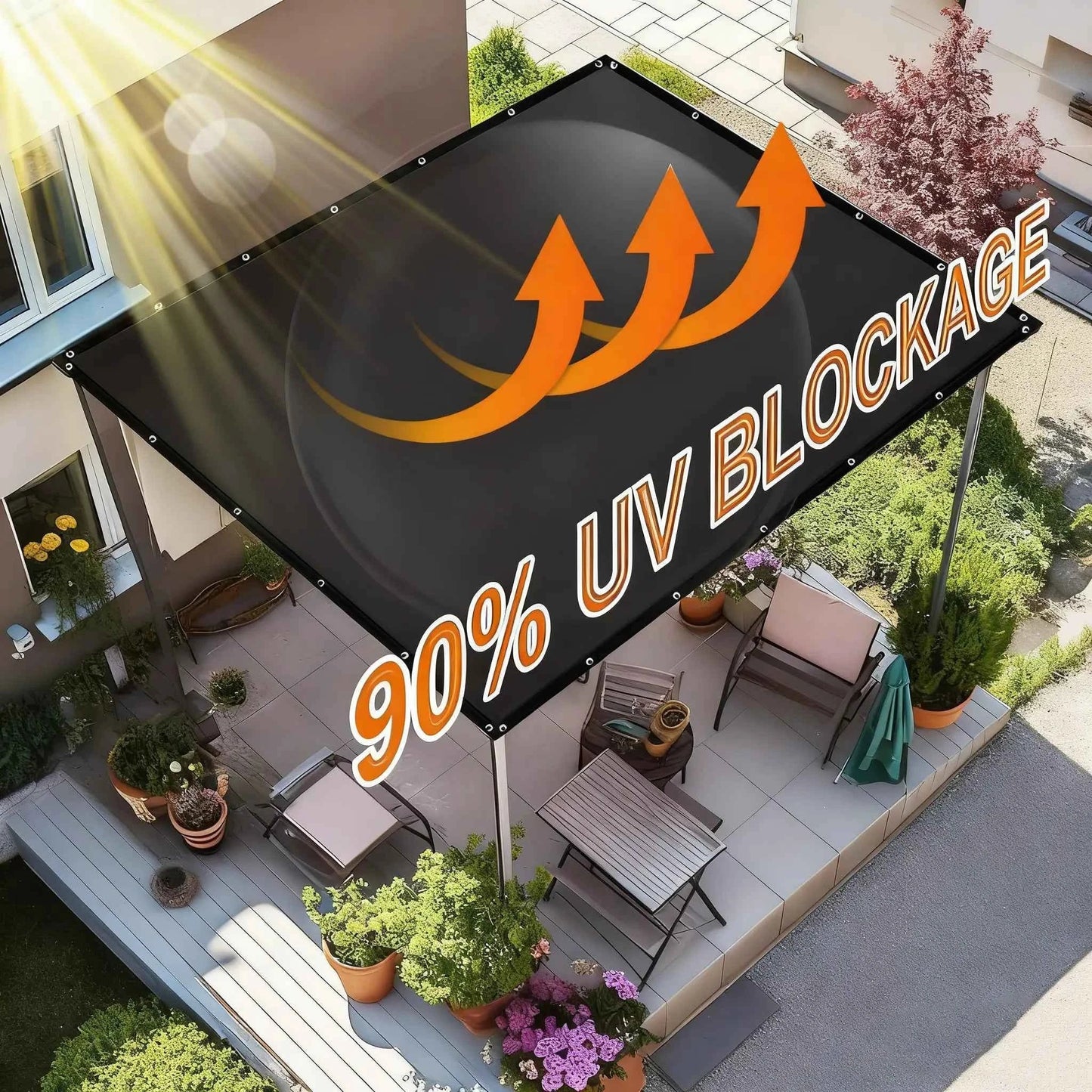 🔥Summer Hot Sale Promotion-49_ OFF🌞-Outdoor courtyard shade net