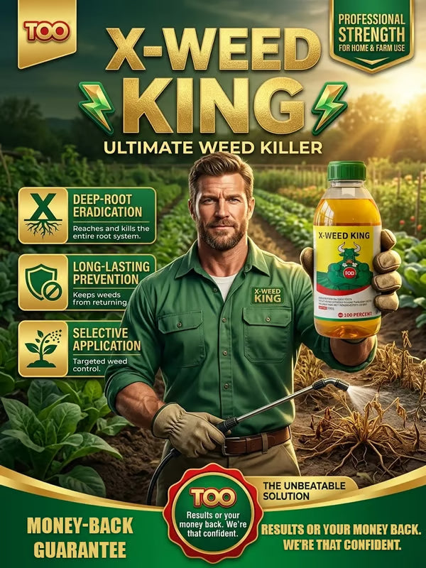 🔥Hot Seller X-WEED KING | Ultimate 2-in-1 Herbicide & Root Rot Control Agent