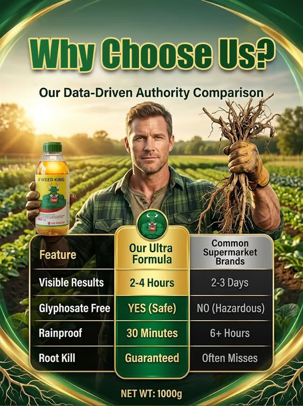 🔥Hot Seller X-WEED KING | Ultimate 2-in-1 Herbicide & Root Rot Control Agent