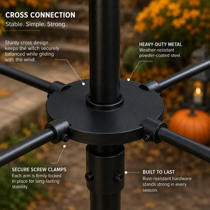 🔥50% Off Last Day -Halloween Early Bird Special🧙‍♀️ The Enchanted Witch Garden Wind Spinner