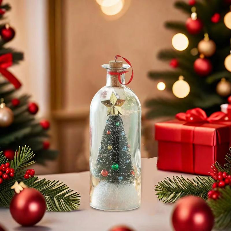 🎅🎄Christmas Sale -Recordable Christmas Tree Message In A Bottle - Green