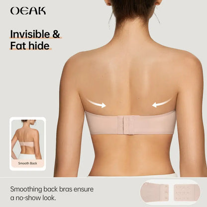 ✨🍀Women's Strapless Bra | Push-up & Anti-slip | Breathable & Comfortable Jelly Bra💃⛱️
