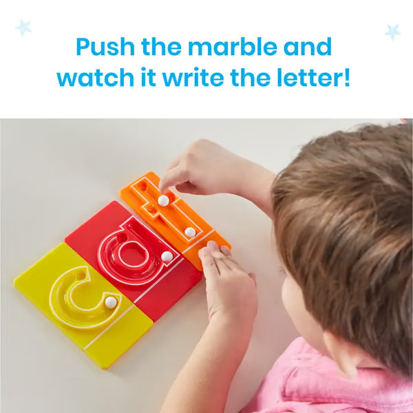 🔥LAST DAY 50% OFF - 🔤Marble Tracers - Lowercase Letters🌀Roll Into Letter-Writing Fun!