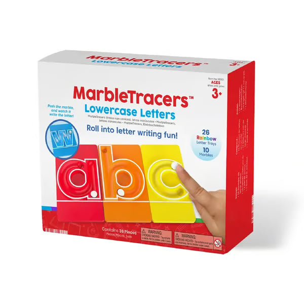 🔥LAST DAY 50% OFF - 🔤Marble Tracers - Lowercase Letters🌀Roll Into Letter-Writing Fun!