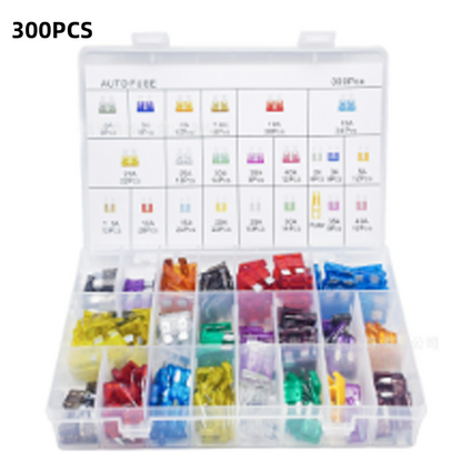 🚗 LIMITED TIME: 50% OFF! 🏆Car Fuse Assortment (300-Piece) | Micro, Mini & Standard Blade Fuses + Fuse Puller | A Must-Have for Your Vehicle
